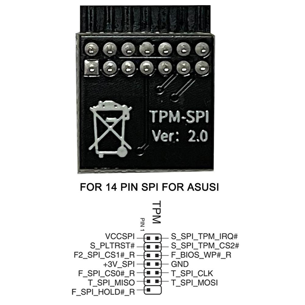 TPM 2.0 Encryption Security Module Support Multi-brand K5H7