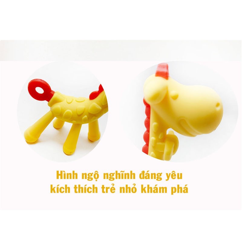 Gặm Nướu Silicon Hình Hươu Và Chuối
