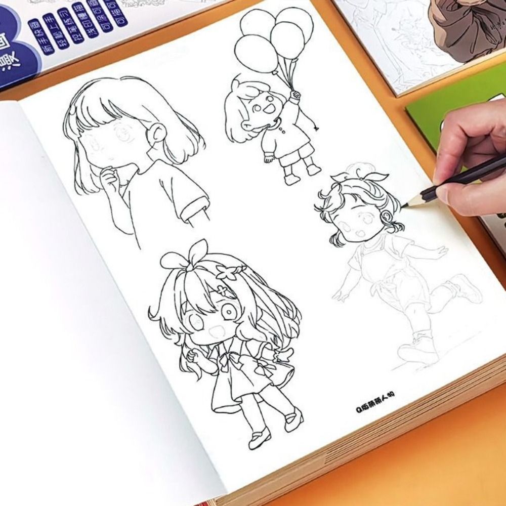 Novice Zero Basic Manga Sketching Tutorial Tracing Anime Sketch Comics ...