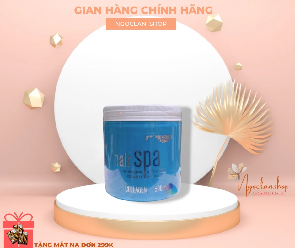 Hấp dầu siêu mượt Wellmate Hair Spa Collagen - 500ml