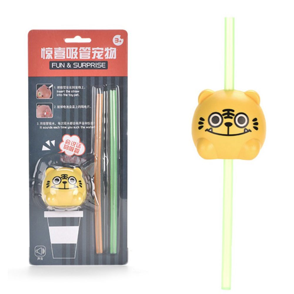 LOVEYOUG Children Cute Early Learning Educational Liquid Sensors Boy Girls Sounds Toy Drinking Sound Straws Musical Toy for Kid Talking Straws