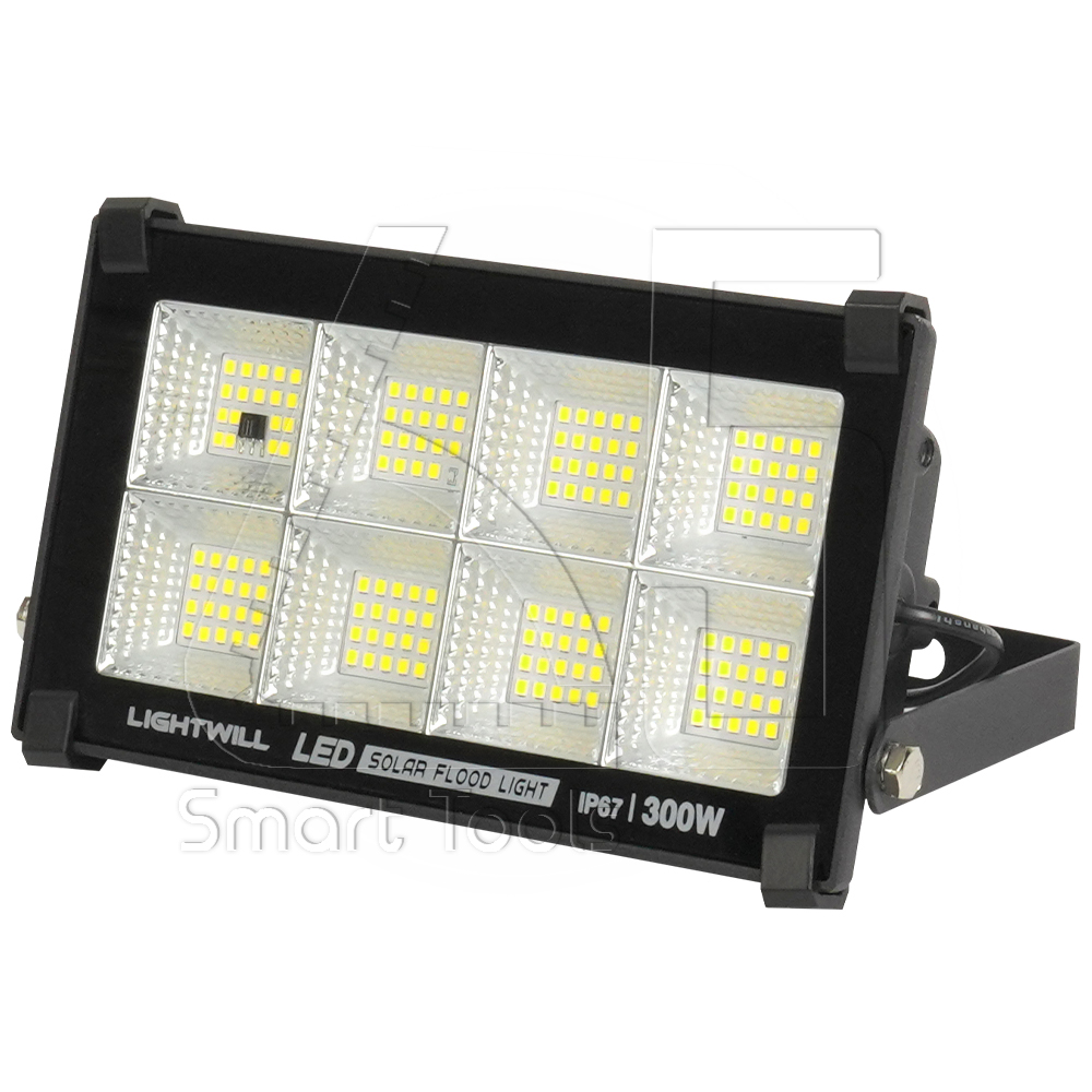 Lightwill LIGHTWILL ไฟโซล่าเซลล์ ไฟสปอร์ตไลท์ 300W สีขาว (DayLight) วอร์มไวท์ ...