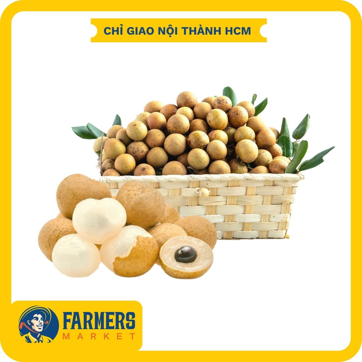 Nhãn xuồng cơm vàng Cái Bè (500G)
