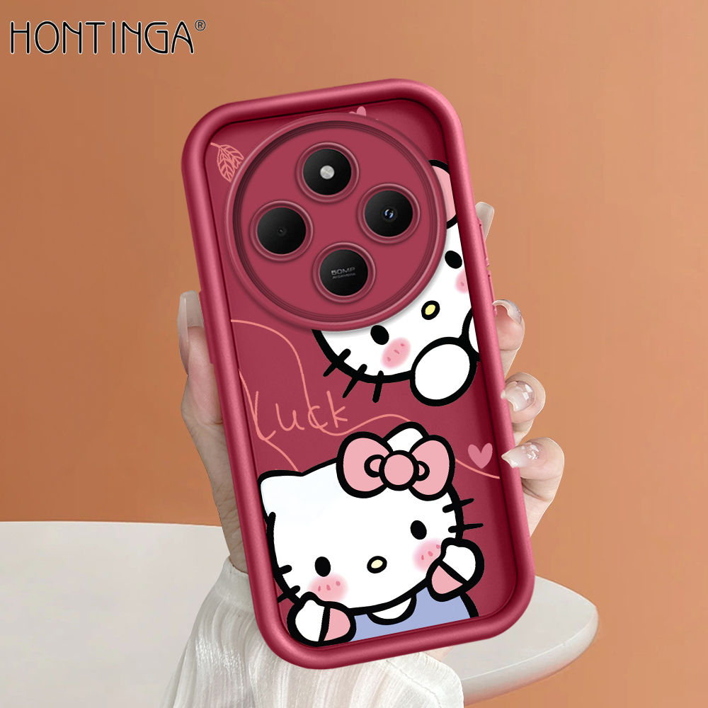 Hontinga%20for%20Redmi%2014C%20Back%20Cover%20Cute%20Shy%20Hello%20Kitty%20Pattern%20Ladder%20Soft%20Camera%20Protection%20Rubber%20Phone%20Case%20for%20Girls%20-%20Image%202