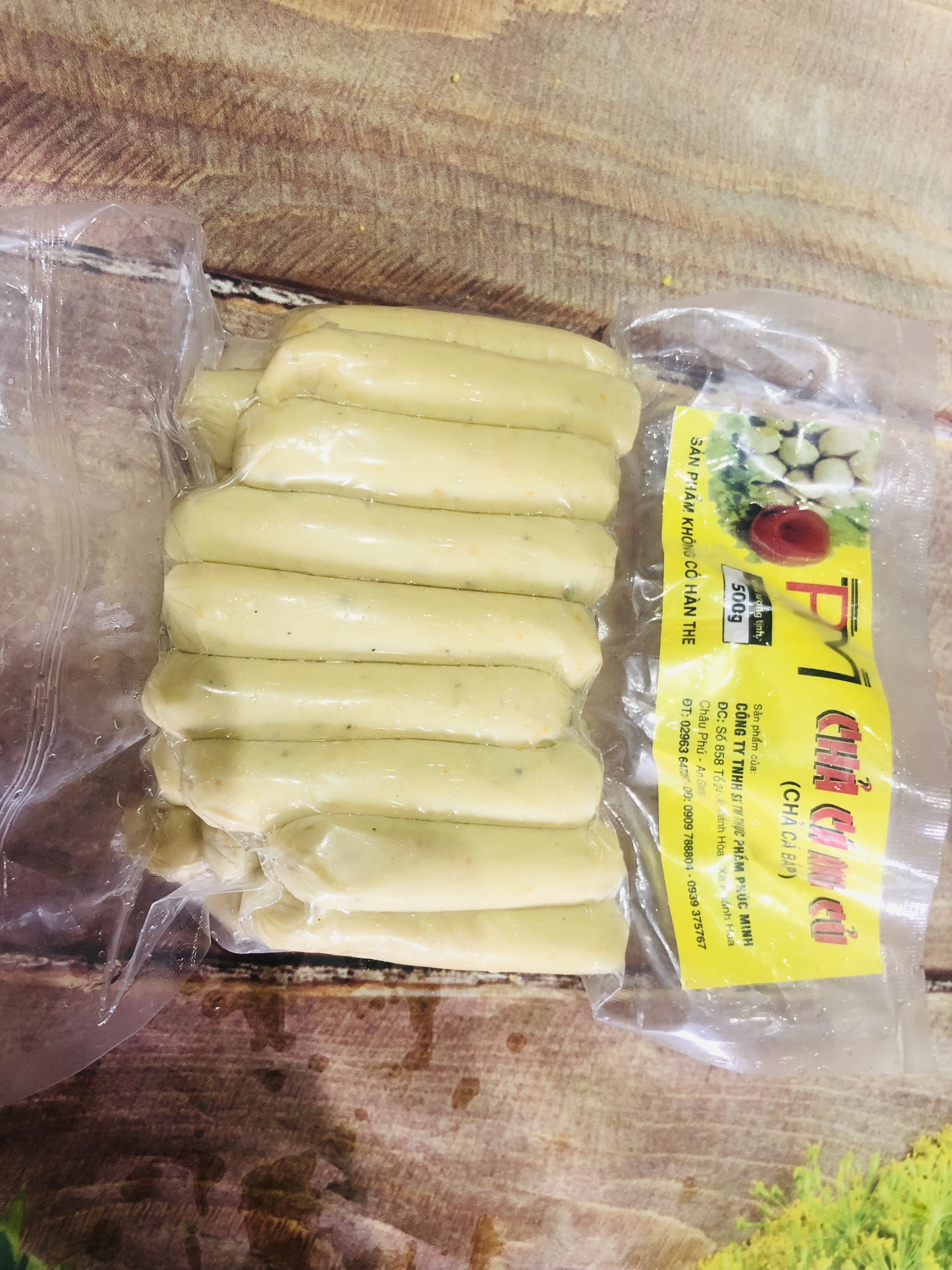 500gr chả cá bắp phúc minh thơm ngon
