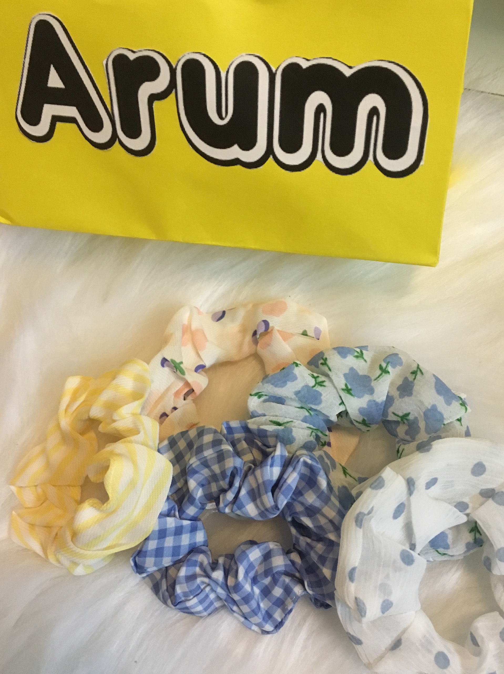dây cột tóc scrunchies ( sp quà tặng nhắn tin shop để chọn họa tiết )