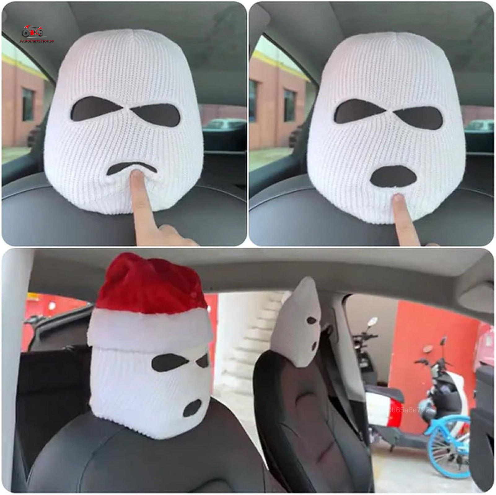 Fun Auto Headrest Covers Elastic Head Rest Protector Cover For Rear/Front Seats for Car Interior DecorationFun Auto Headrest Covers Elastic Head Rest Protector Cover For Rear/Front Seats for Car Interior Decoration DFTY-MY