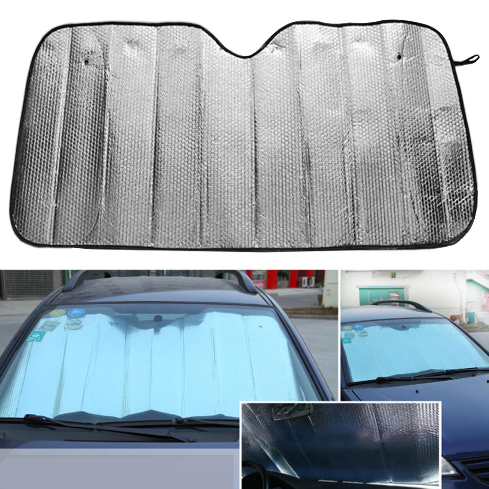Gazechimp Car Windshield Sunshade, Sun Visor Protector Foldable Keep Vehicle Car Sunshades Car Windshield Sun Shade for Front Window Trucks