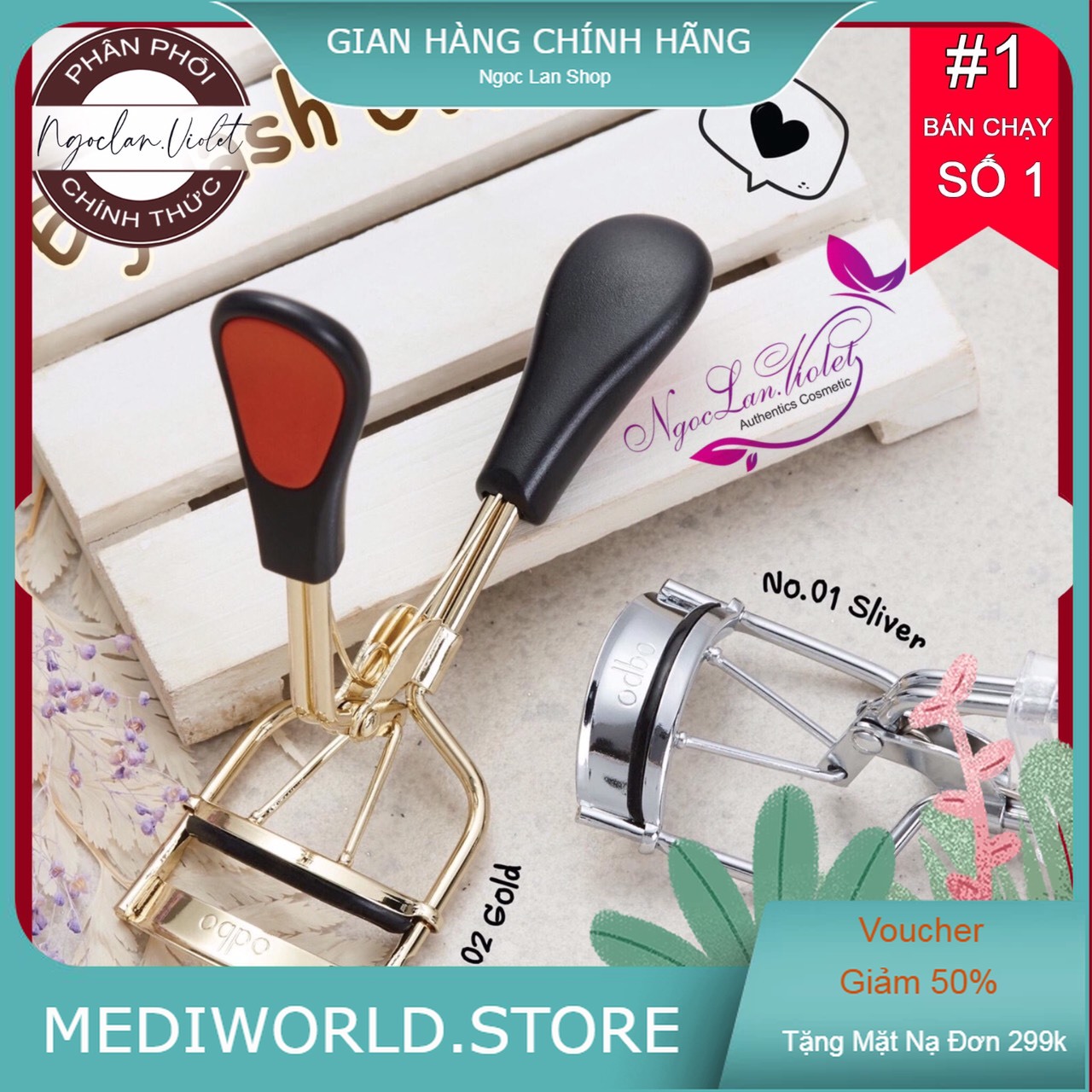 Bấm mi odbo eyelash curler od899