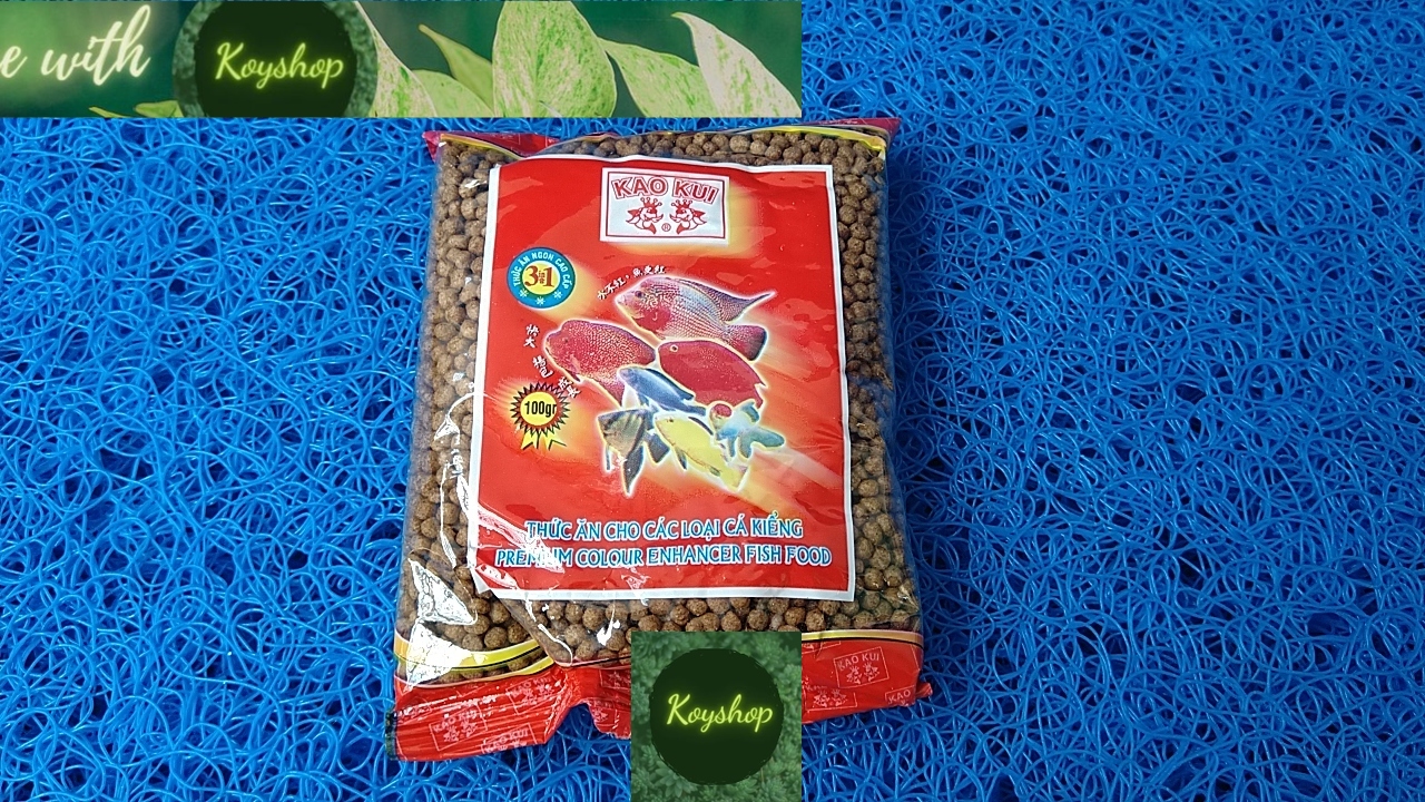 Thức ăn cá cảnh Kaokui, bịch 100gr.