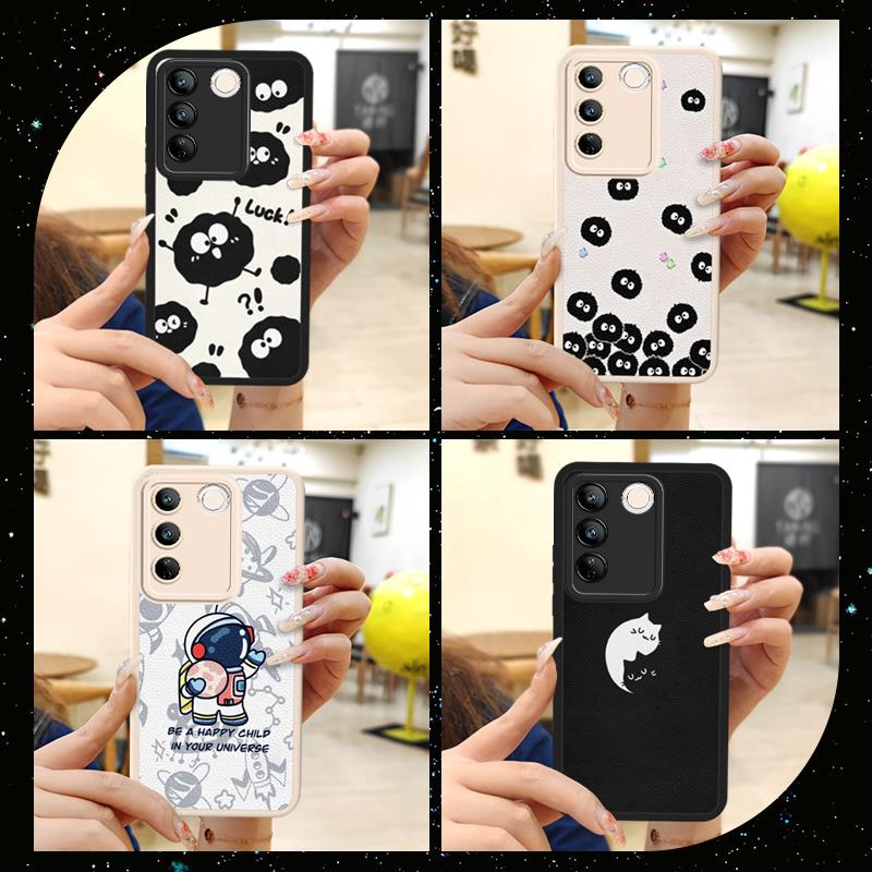 personality%20youth%20Phone%20Case%20For%20VIVO%20S16/S16%20Pro/V27/V27%20Pro%20advanced%20cute%20Anti-knock%20simple%20luxurious%20Cartoon%20texture%20-%20Image%206