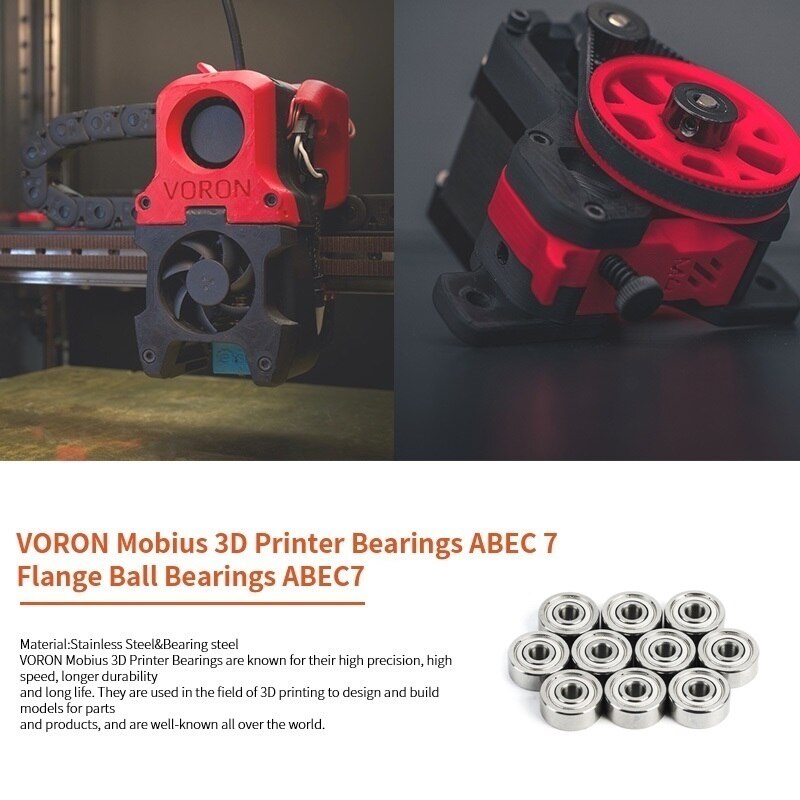 []' 3D Printer Bearing 10Pcs MR85ZZ 5X8X2.5Mm ABEC-7