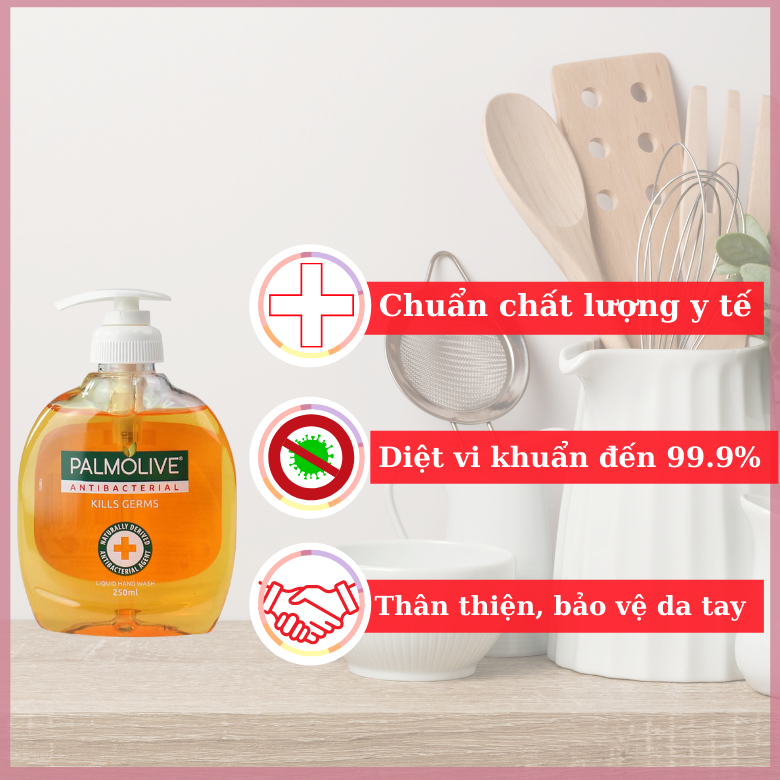 palmolive softwash pump antibacterial kill germs 250ml