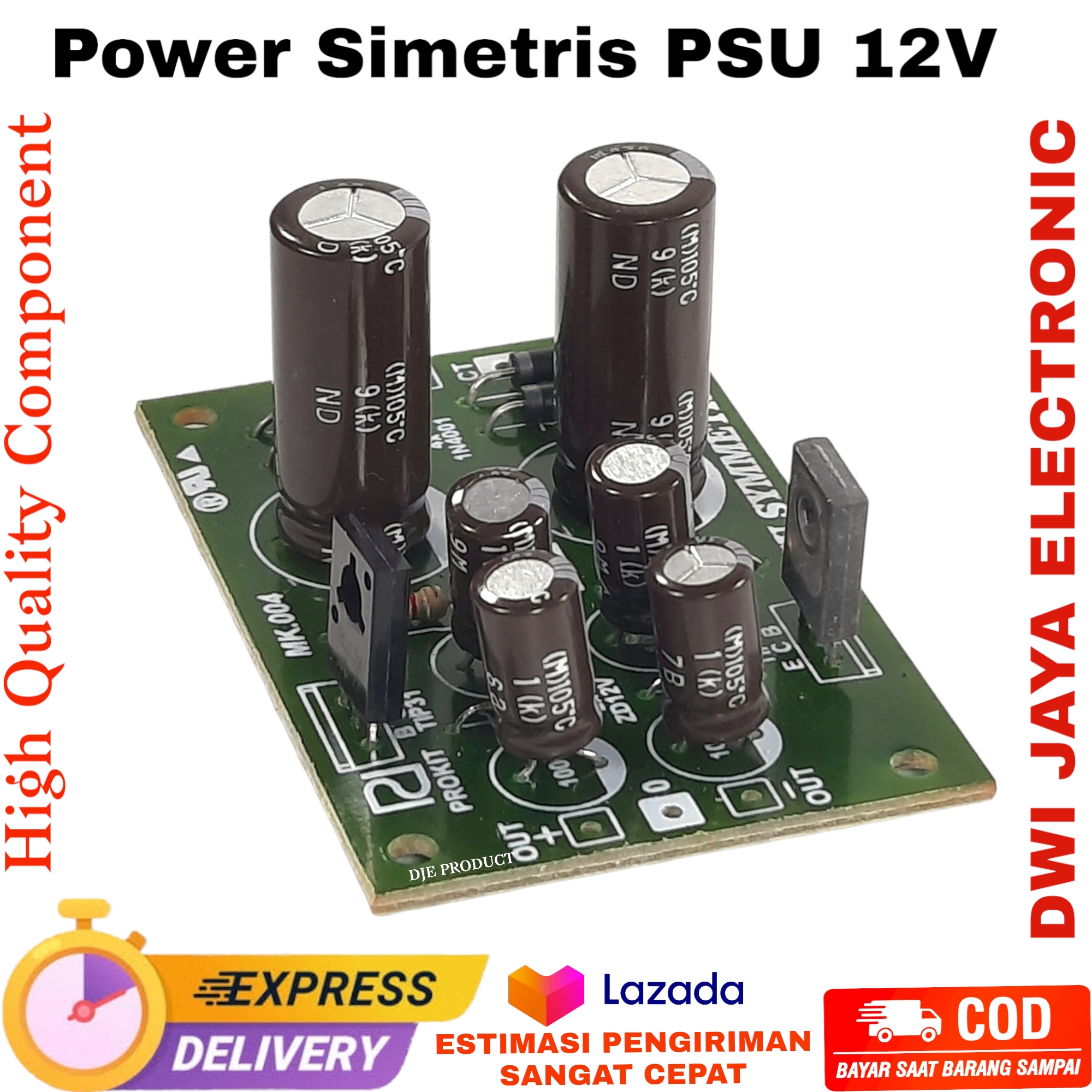 KIT PSU SYMETRIS 12V kit power supply simetris symetric 12 volt Sped