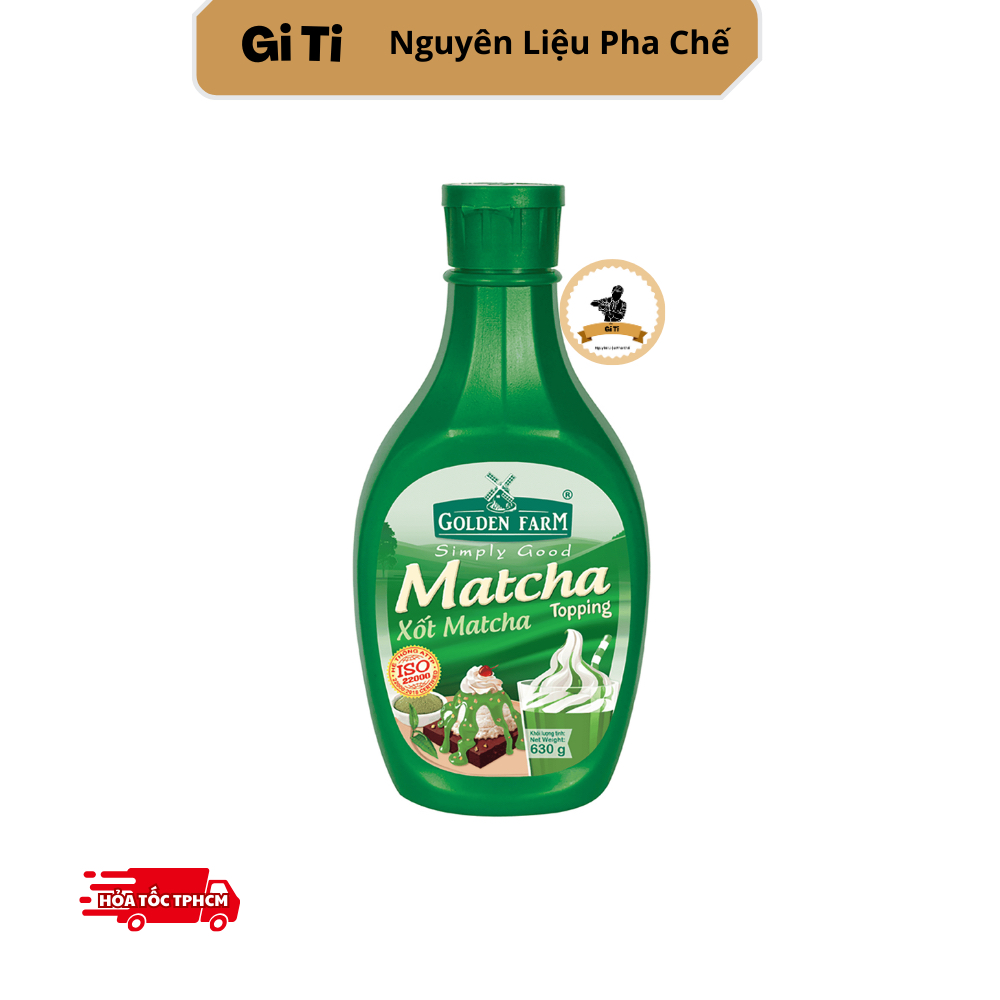 Sốt Matcha Golden Farm 630gr