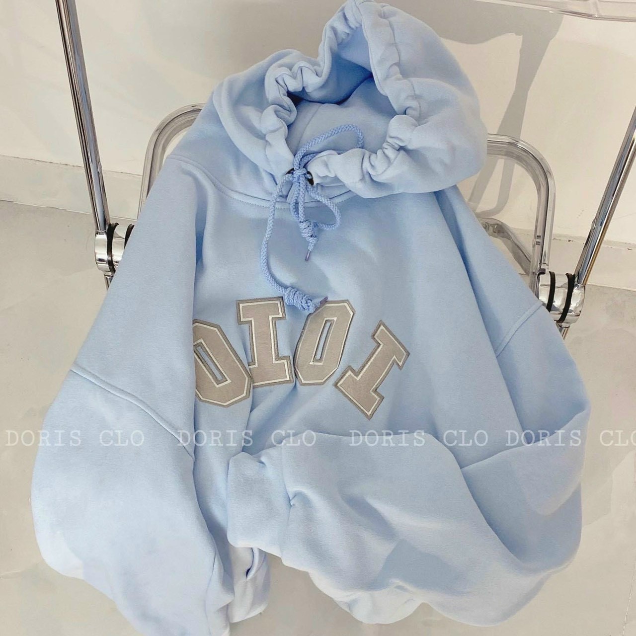 Áo Khoác Hoodie Nam Nữ Form Rộng Thêu Chữ OIOI Có Dây Kéo Nón Trùm Qua Đâu Chống Nắng Thời Trang Cao Cấp