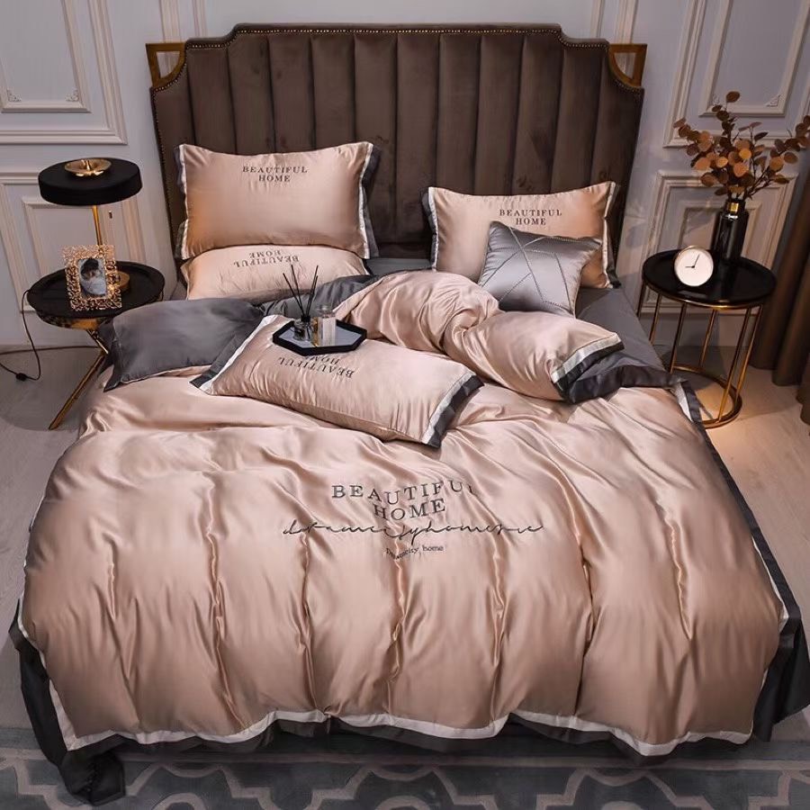 Set Chăn Ga Gối Phi Lụa Beauty Siêu Sang Chảnh Sale Sốc 🎈🎈