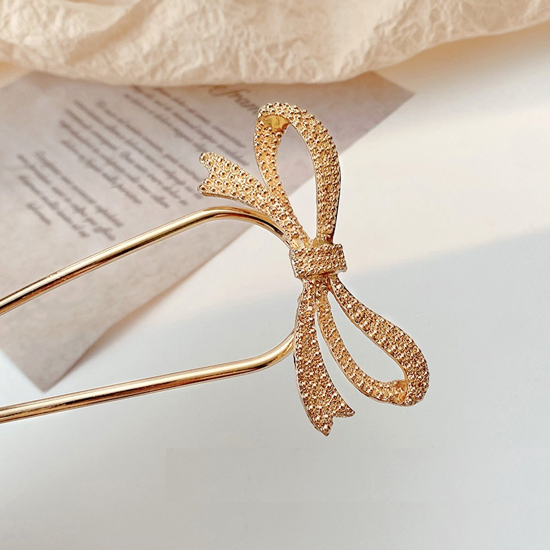 Trâm cài búi tóc U nơ sang trọng cổ điển Hàn Quốc thanh lịch Tatitava