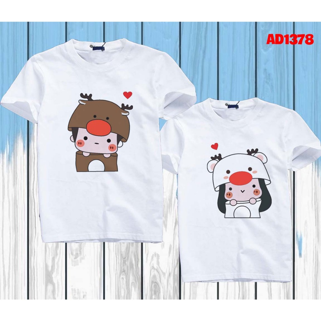 Áo Thun Cặp nam nữ, áo đôi couple tình yêu