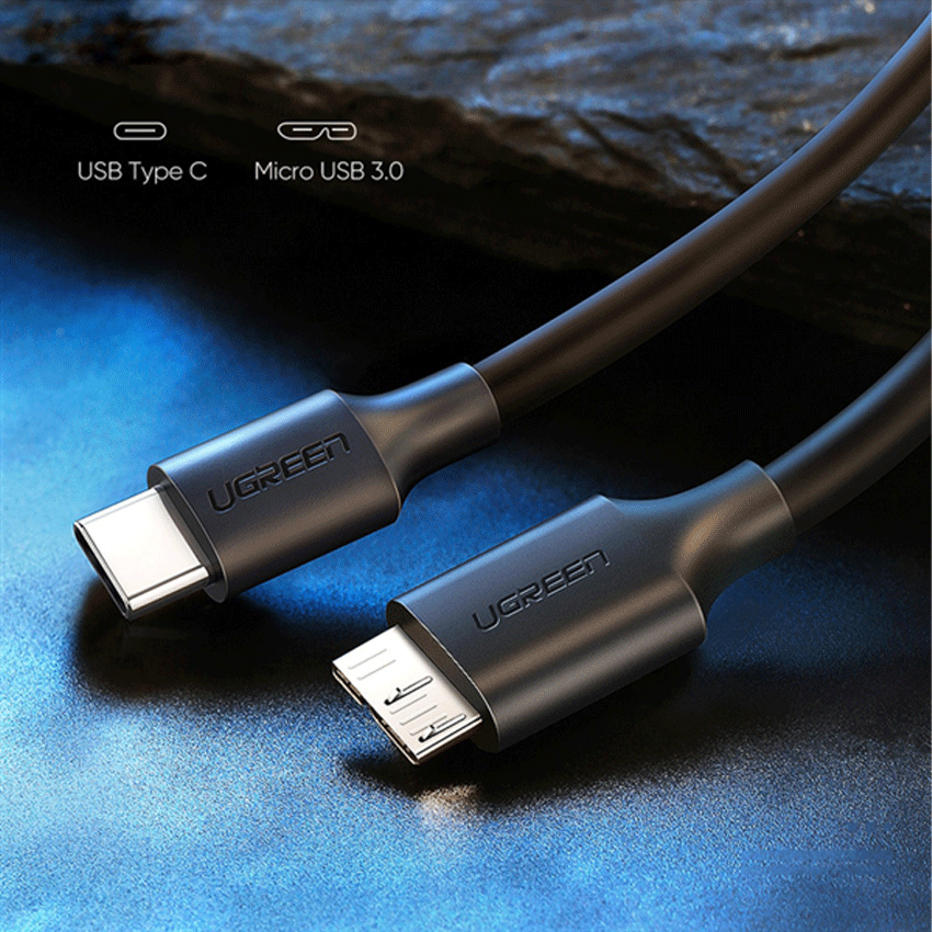 CÁP CHUYỂN ĐỔI USB TYPE-C TO MICRO USB 3.0 DÀI 1M CHÍNH HÃNG UGREEN 20103