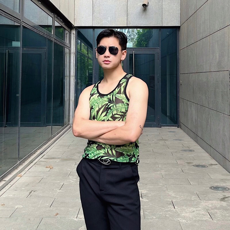 Áo ba lỗ body nam thun lưới