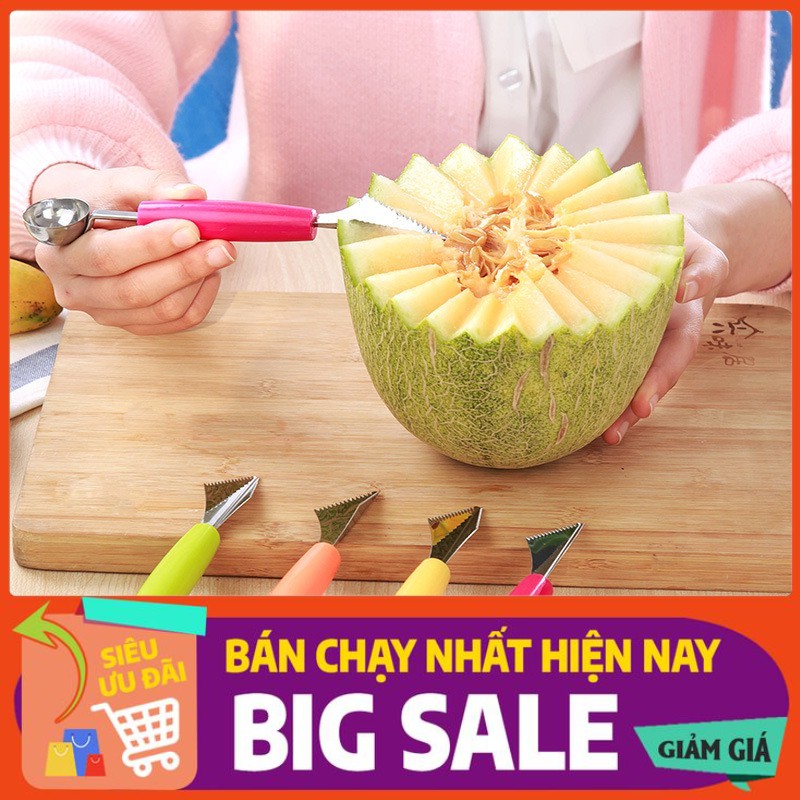 Multi-functional dual-head fruit Dipper fruit trimmer fruit smart knife