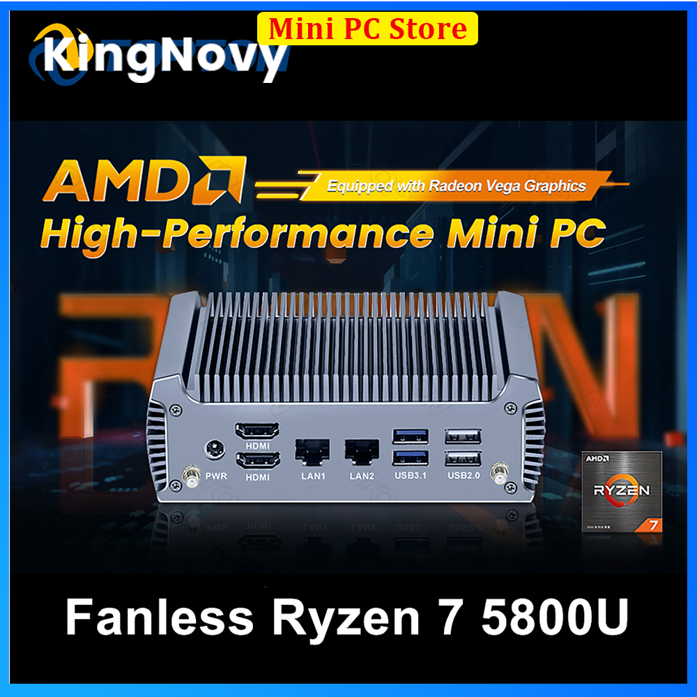 Mini Router Pc Amd Windows 11 AMD Mini PC Ryzen 7 4800U fanless GAMING Min คอมพิวเตอร์ ...
