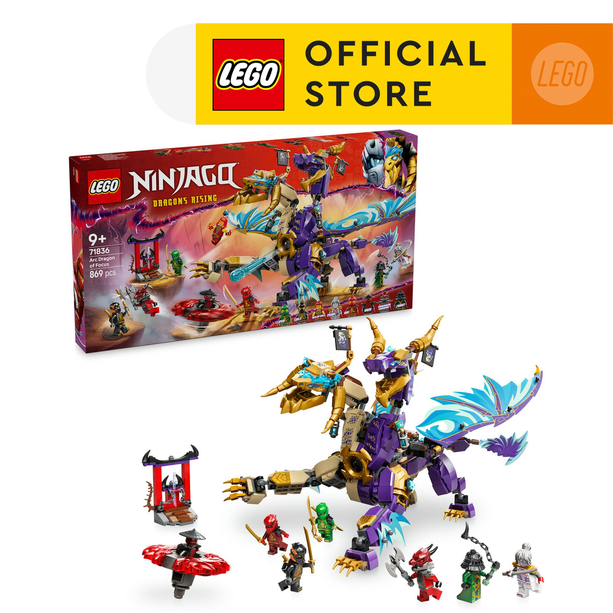 LEGO NINJAGO 71836 Arc Dragon of Focus (869 Pieces) | Lazada Singapore