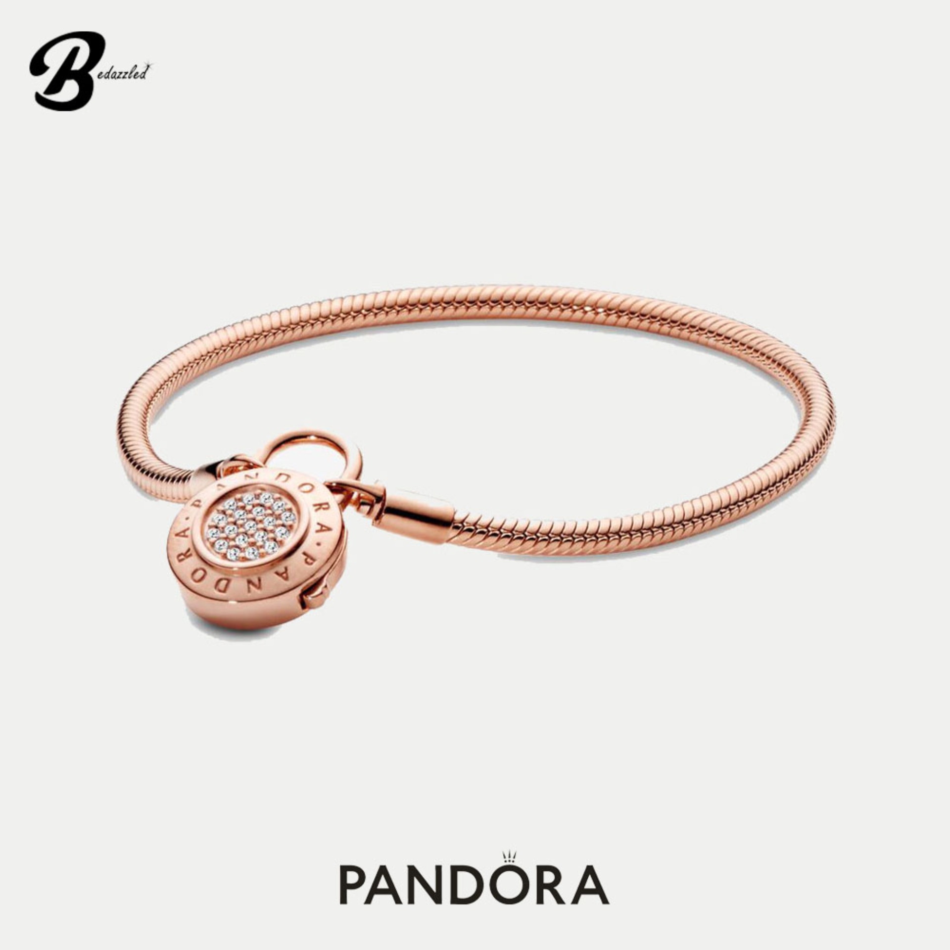 Pandora Moments Pavé Padlock Clasp 