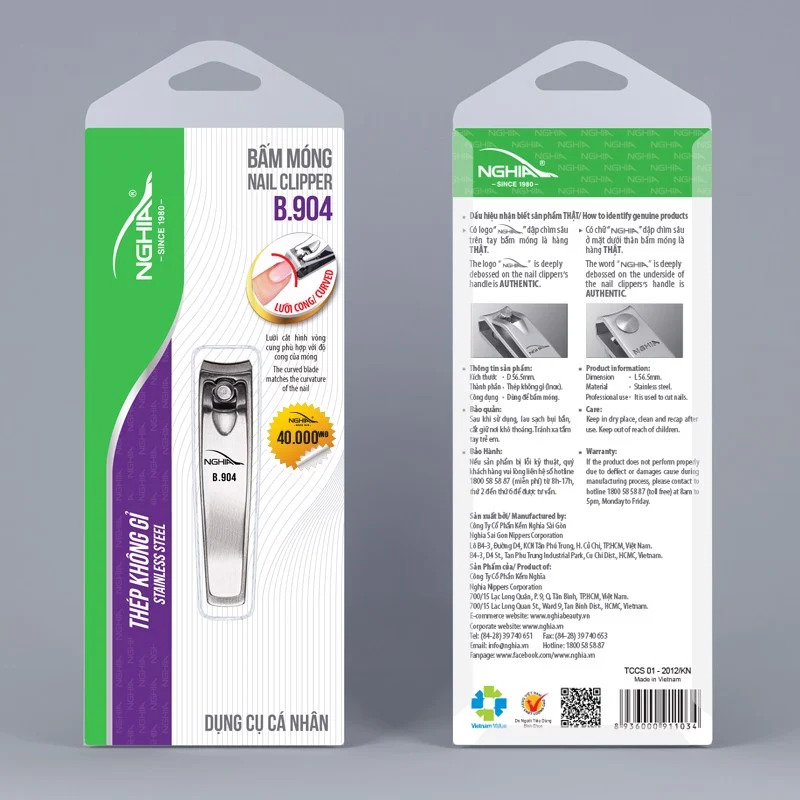 Kềm Nghĩa - BẤM MÓNG B-904