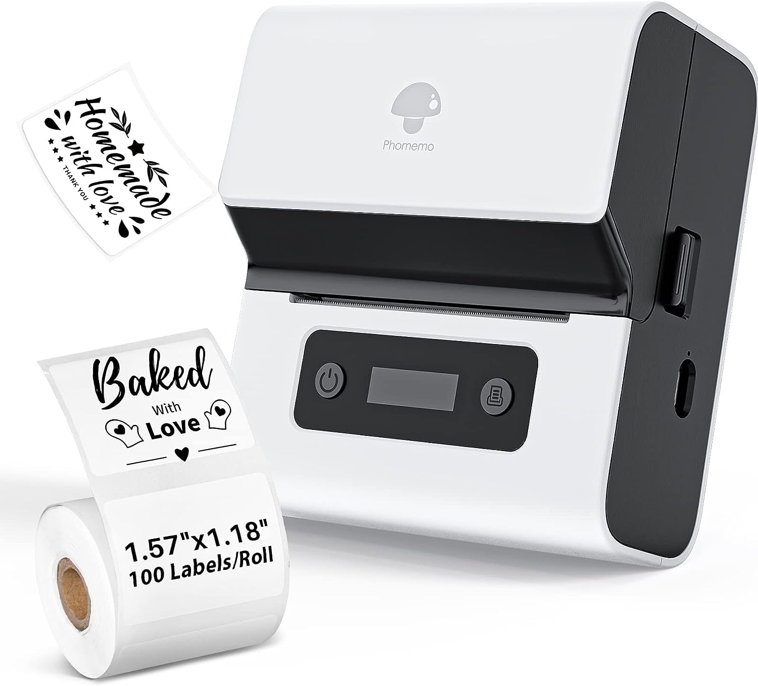 Phomemo M02S Mini Portable Bluetooth Pocket Printer Label Maker
