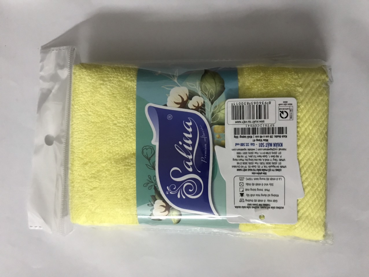 Khăn mặt sợi bông Salina