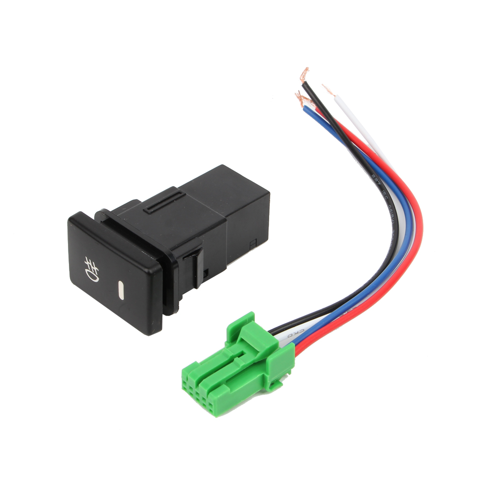 Bền cho DC 12V Đèn Đi Sương mù phía trước đẩy chuyển đổi với 4 dây nút cho TOYOTA-CAMRY PRIUS cho Corolla Highlander Vios
