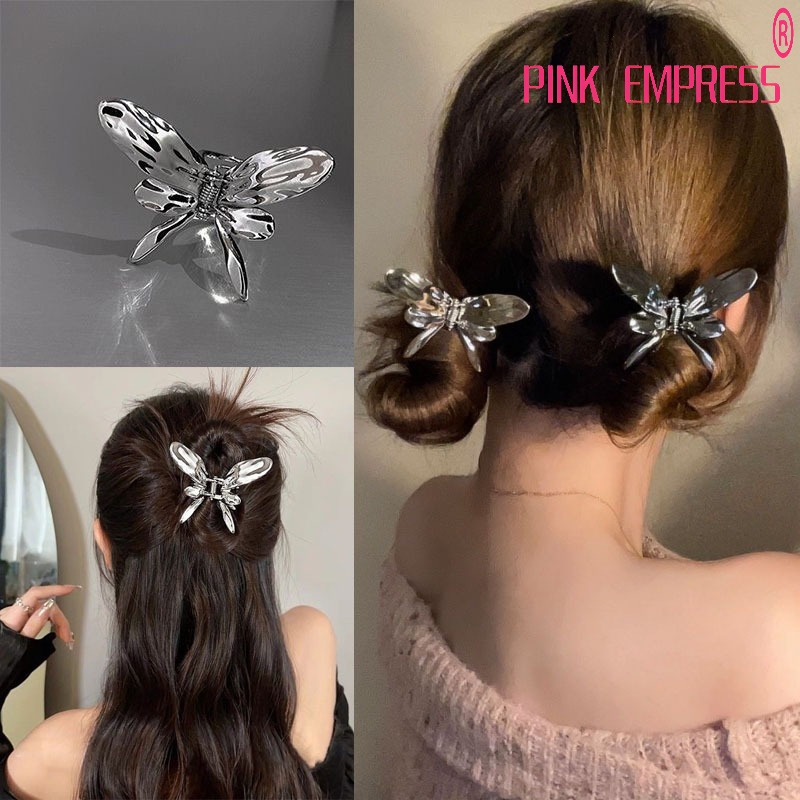 Kẹp Tóc Kim Loại Hình Bướm 3d 2023