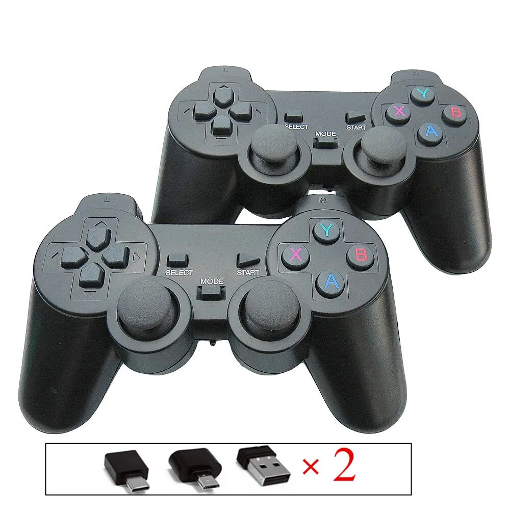 2.4ghz wireless gamepad wireless joystick joypad for tv video game console /ps3 / pc / tv box / phone/tablet