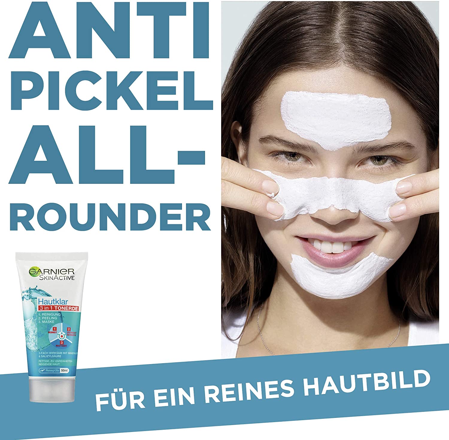 SỮA RỬA MẶT GARNIER HAUTKLAR 3in1 TONERDE 150ml