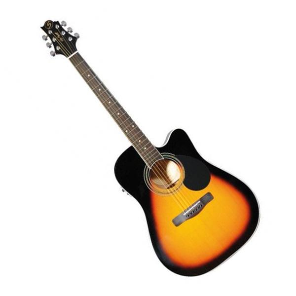 GREG BENNETT GD-100SCE Acoustic Guitar 41 inch Solid Spruce Top