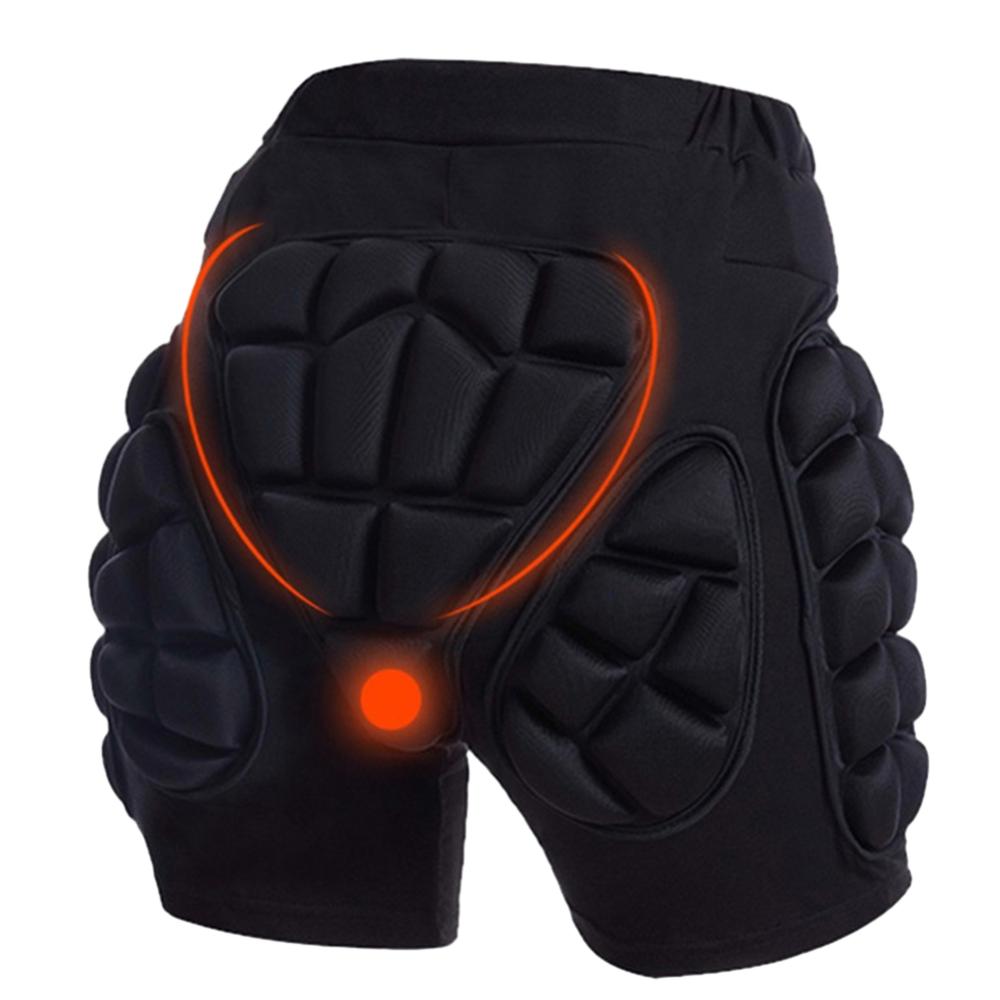 Crash Compression Shorts Basketball Protective Tailbone Hip Protection Pads  For Adults Protector EVA Padded Pants Butt Protector