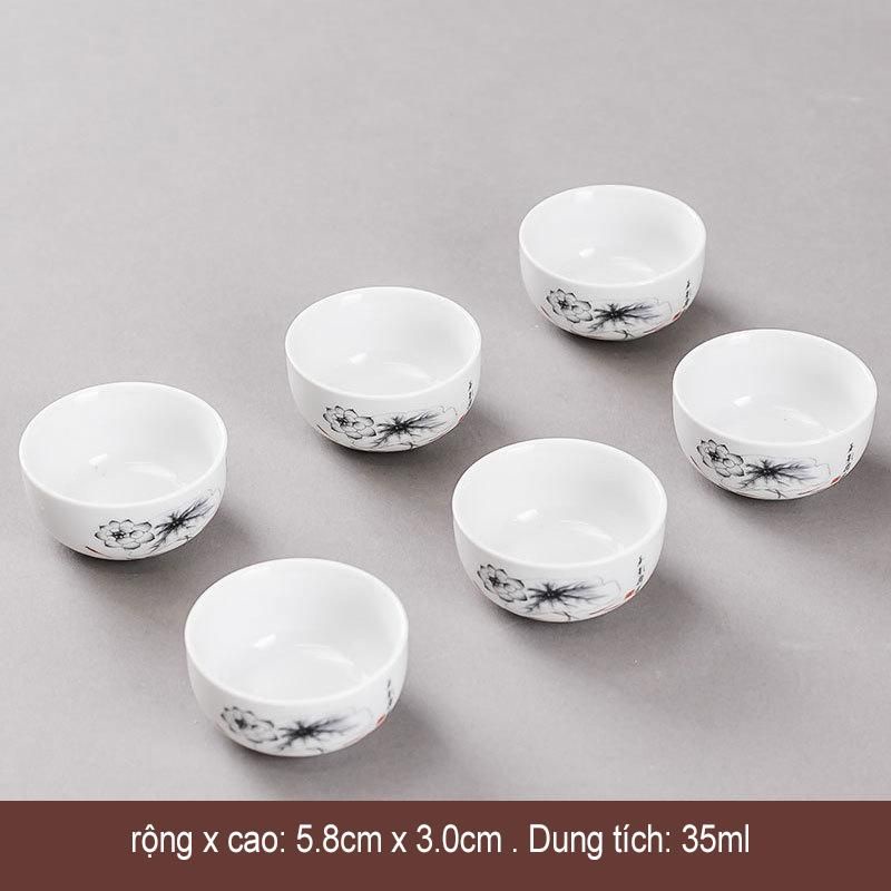 Những bộ chén trà siêu đẹp (Chất liệu: Gốm, sứ, thủy tinh)