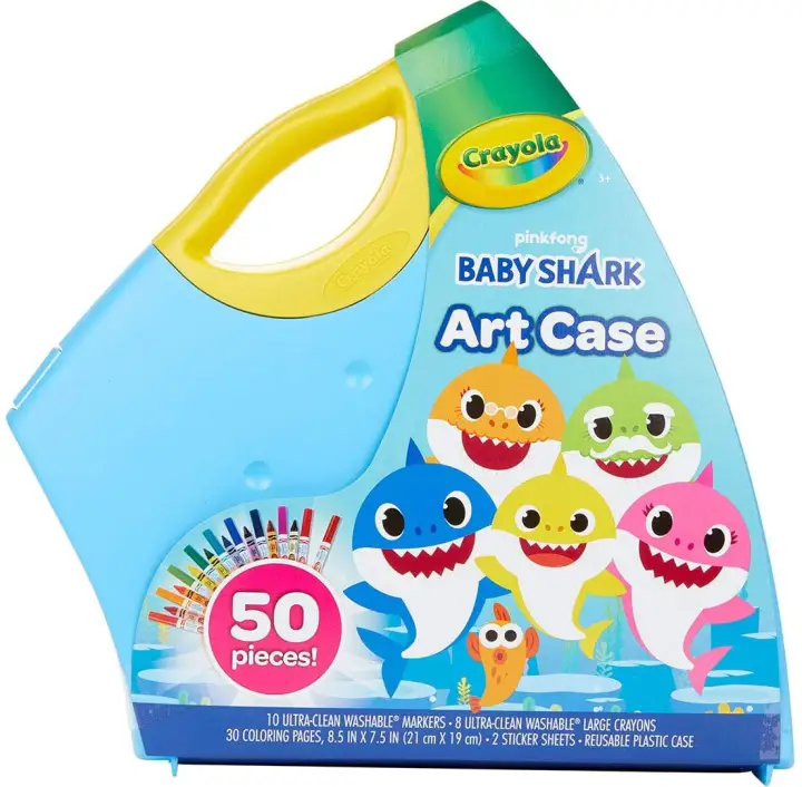 READY STOCK) Crayola Baby Shark Art Set 