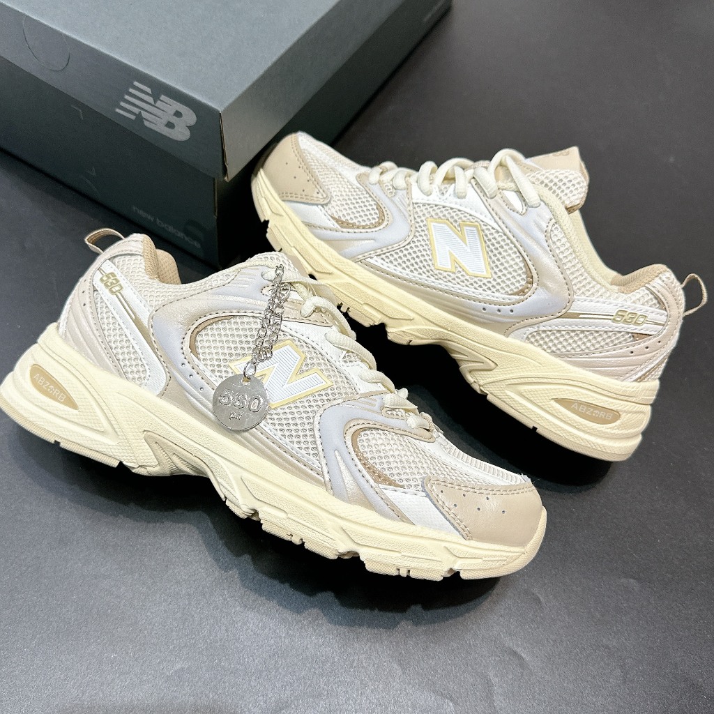Giày Thể Thao New Ba.lan.ce 530 ‘Beige Angora’, Giày NB530 Kem Be Bản Cao Cấp Full Size 36-44