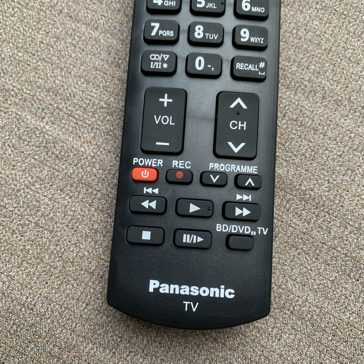 Điều khiển tivi Panasonic Lcd/Led/Smart internet - Hàng tốt [ BH đổi mới, tặng kèm pin ]