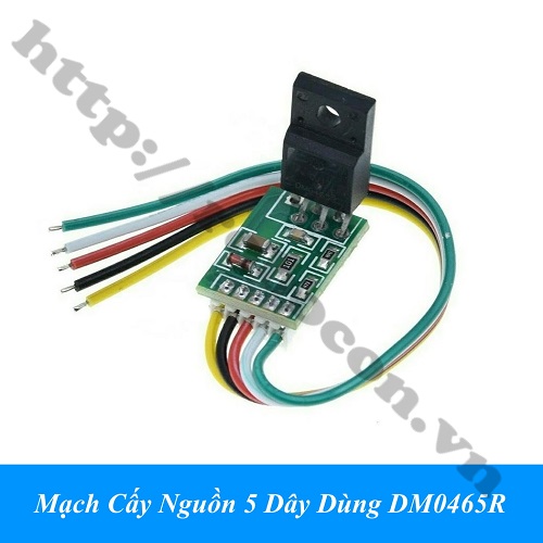Mạch cấy nguồn 5 dây dùng dm0465r