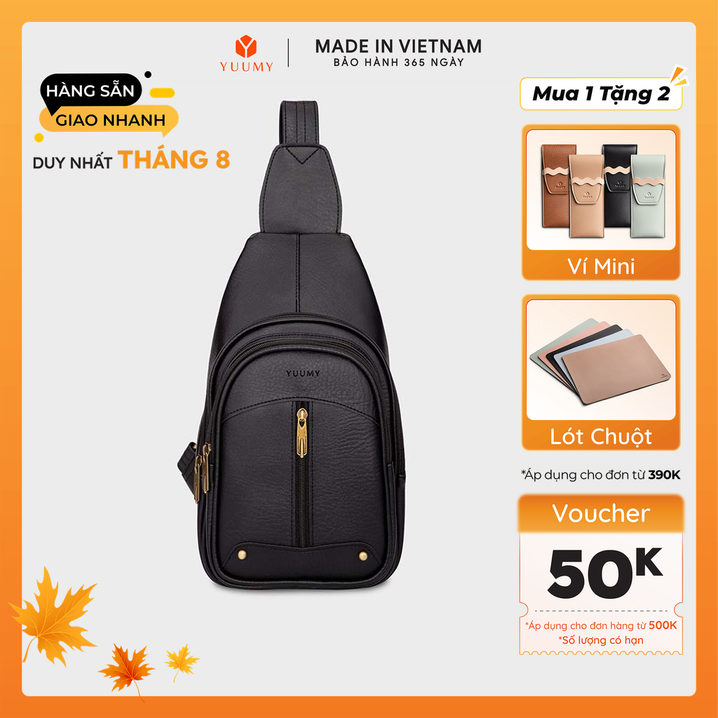 Balo Yuumy (Thời trang nữ đi chơi, đi làm - Balo da YBAC1)