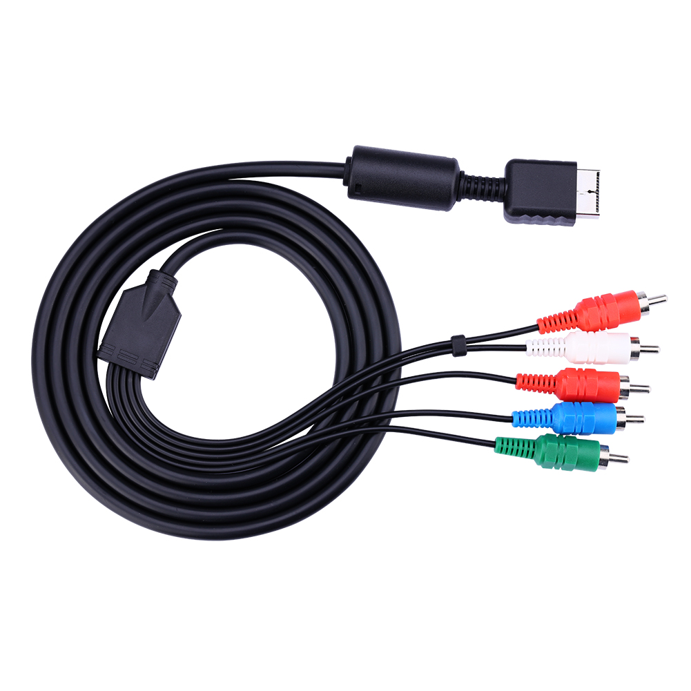 Cáp truyền âm thanh 1.8m AV đa ra để dây cáp thành phần với màu sắc mã hóa kết nối cho PS2 PS3 Trò chơi