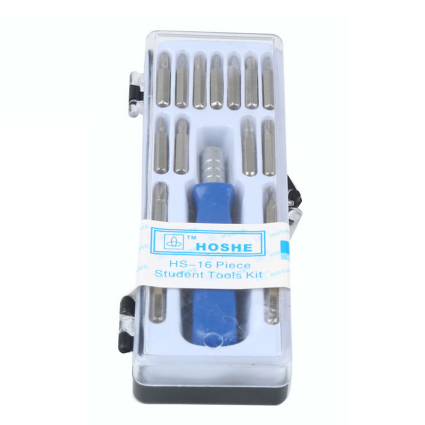 16-In-1 Screwdriver Set Multifunctional Bit Precision Tool Manual Repair Household Screwdriver Men Gadget Home Use Tool Flathead