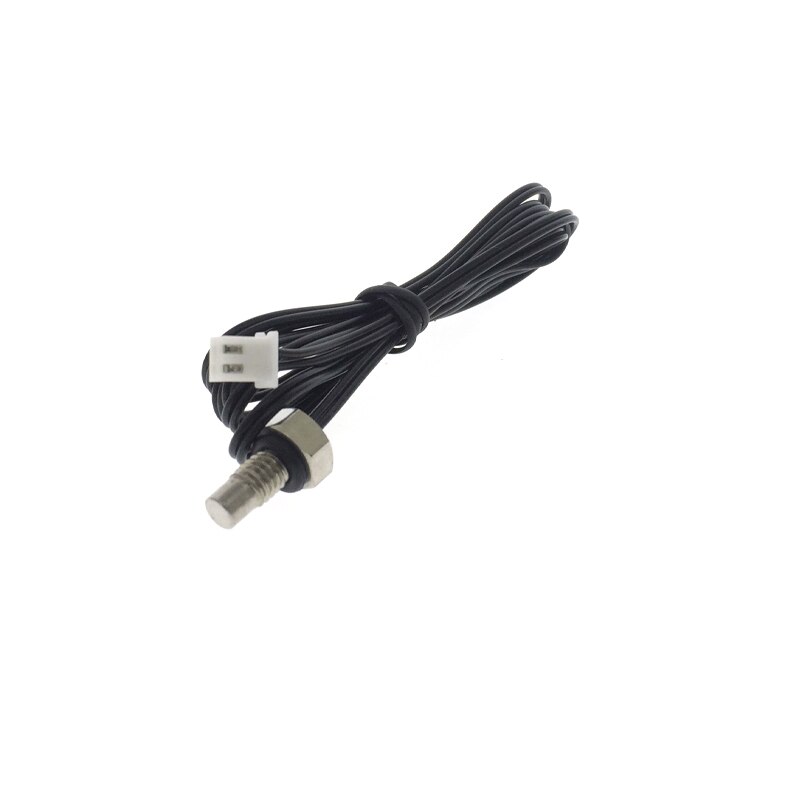 M6 Screw Thread Probe NTC Thermistor Temperature Sensor Resistance 10k B Value 3950 Long 1M Tin Plating And XH2.54-2P Plug