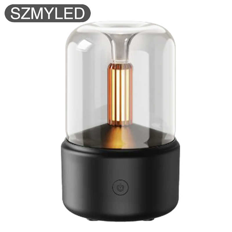 Portable Mini Aroma Diffuser Usb Air Humidifier Luminous Essential Oil Sprayer Night Light For Home Gift