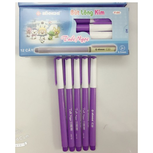 Bút lông kim bến nghé tuổi ngọc f-05 - mực tím