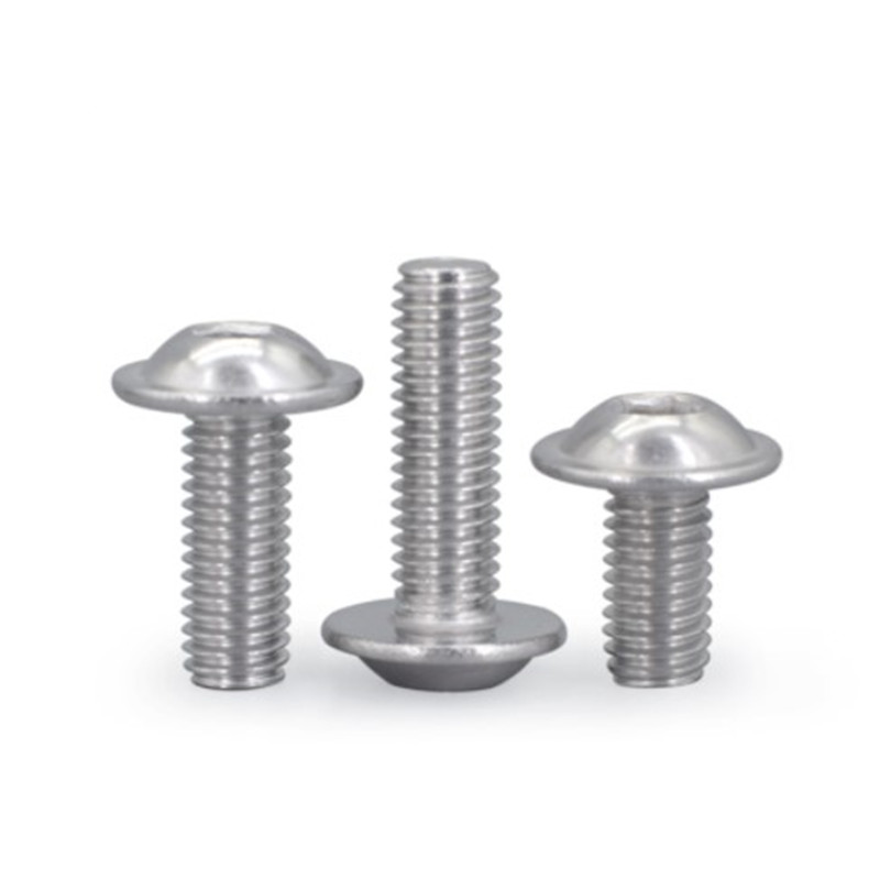 5/10/50Pcs M3 M4 M5 M6 Stainless Steel Hex Socket Button Head Screws with Loop Bolts